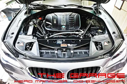 BMW 7시리즈 엔진오일 합성유 루프로맥스 하이페리온 적용 작업 / 대전 유성, 세종, 논산