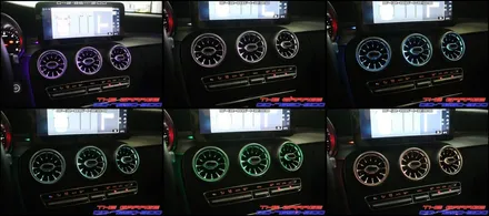 W205 벤츠C클래스 송풍구 엠비언트 작업 후기 / 대전 유성, 세종, 논산