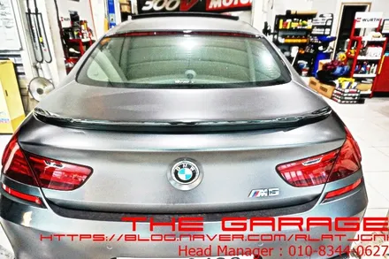 대전세종BMW바디킷 대전아우디바디킷 대전벤츠바디킷 - BMW 640d M6바디킷 프론트범퍼 휀다 리얼카본스포일러 인스톨 / 대전 유성 화암동