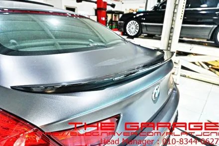 대전세종BMW바디킷 대전아우디바디킷 대전벤츠바디킷 - BMW 640d M6바디킷 프론트범퍼 휀다 리얼카본스포일러 인스톨 / 대전 유성 화암동