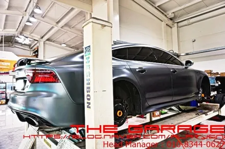 대전세종고속발란스 대전휠발란스 대전진동발란스 대전3d얼라이먼트 - 아우디RS7 핸들떨림해결  휠진동고속발란스 적용 인스톨 / 대전 유성 화암동