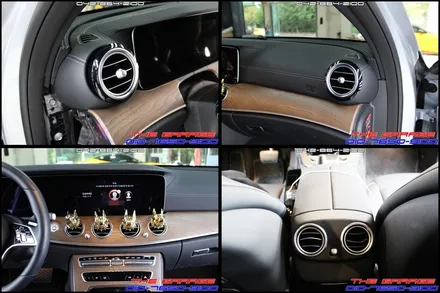 2021년 W213 벤츠E클래스 터빈 송풍구엠비언트 작업 후기 / 대전 유성, 세종, 논산