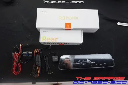 포르쉐 카이엔 룸미러블랙박스 파인뷰R3 POWER 블랙박스 작업 / 대전 유성, 세종, 논산