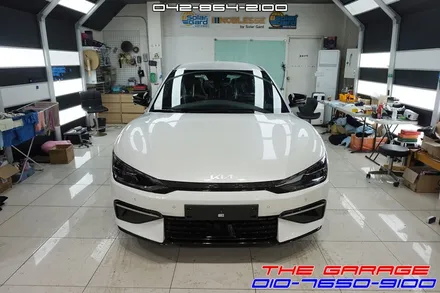 대전신차검수 EV6 GT-LINE 솔라가드볼텍스썬팅 Z9000블랙박스 PPF패키지 보조배터리 작업 / 대전 유성, 세종, 논산
