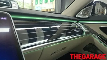 벤츠 W223 S클래스 S450d 피아노트림 시공 / 대전 유성 화암동