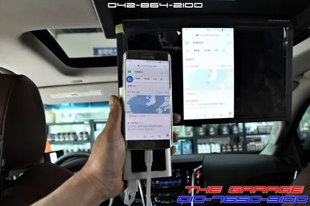 2019캐딜락 에스컬레이드 너무 작은 순정천정모니터 교환 장착후기 / 대전 유성, 세종, 논산