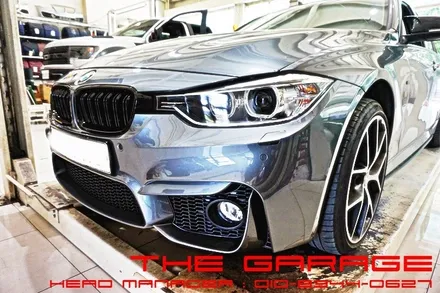 < BMW 3시리즈 > F30 M3바디킷 사고 보험수리 작업 인스톨 / 대전 유성, 세종, 논산