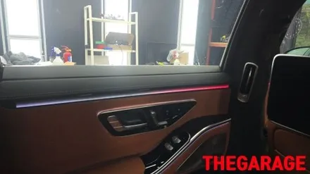 벤츠 W223 S클래스 액티브엠비언트 + 4D 부메스터 실내튜닝 2종세트 시공 / 대전 유성 화암동