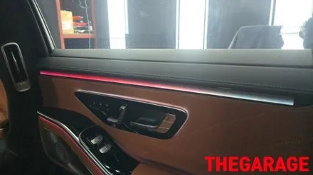 벤츠 W223 S클래스 액티브엠비언트 + 4D 부메스터 실내튜닝 2종세트 시공 / 대전 유성 화암동