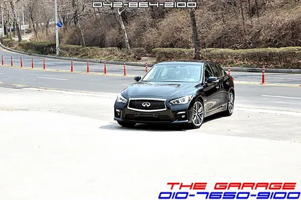 대전신차검수 인피니티Q50하이브리드신차검수와 루마썬팅 아이나비블랙박스 뷔르트언더코팅 작업  <더게러지> THE GARAGE / 대전 유성 화암동