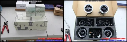 W222 벤츠S클래스 63AMG 송풍구 엠비언트 앞 뒤 작업기 / 대전 유성, 세종, 논산