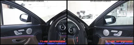W213 벤츠E클래스 하이클라스 국산 부메스터전동트위터 작업 / 대전 유성, 세종, 논산