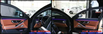 벤츠 W223 신형S클래스 정품 부메스터 전동트위터 작업 / 대전 유성, 세종, 논산
