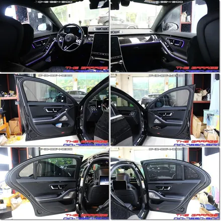 W223 벤츠S클래스 엑티브엠비언트 정품부메스터전동트위터 작업 / 대전 유성, 세종, 논산
