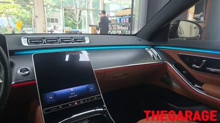 벤츠 W223 S클래스 피아노라커트림 시공으로 실내를 더욱 고급스럽게~ / 대전 유성 화암동
