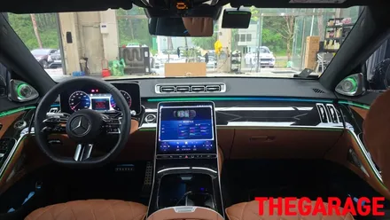 벤츠 W223 S클래스 액티브엠비언트 + 4D 부메스터 실내튜닝 2종세트 시공 / 대전 유성 화암동