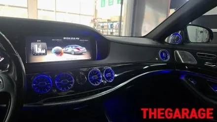 벤츠 W222 S클래스 송풍구엠비언트&3D부메스터 시공 / 대전 유성 화암동