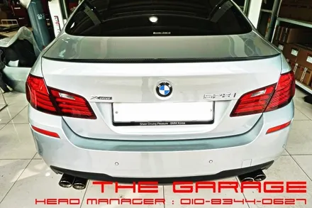 대전세종배기튜닝 대전배기팁 대전가변배기 대전액브사운드 대전머플러팁 - BMW 5시리즈 F10바디 듀얼배기 트윈듀얼 배기팁 작업 / 대전 유성, 세종, 논산