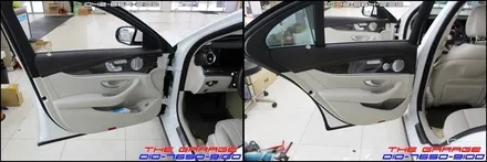 W213 벤츠E클래스 하이클래스 부메스터 송풍구엠비언트 부메스터스피커커버 엠비언트 작업 / 대전 유성, 세종, 논산