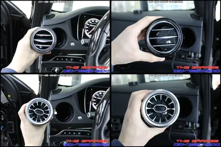 W222 벤츠S클래스 63AMG 송풍구 엠비언트 앞 뒤 작업기 / 대전 유성, 세종, 논산
