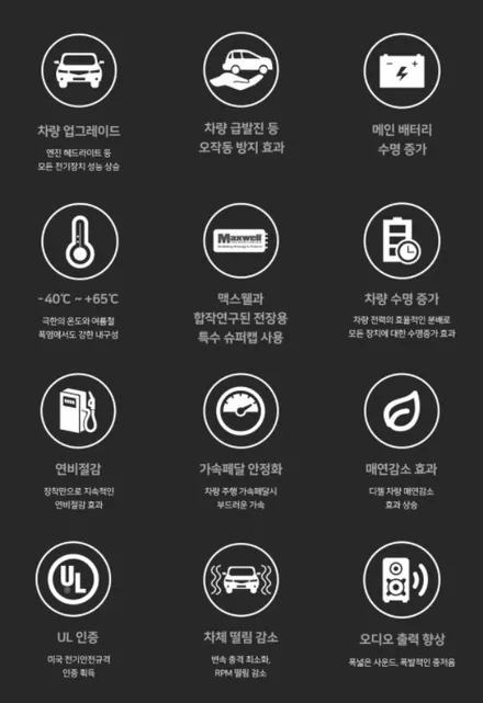 제네시스 G70 전원보강장치 에코파워캡 썬더볼트 작업 후기 / 대전 유성, 세종, 논산