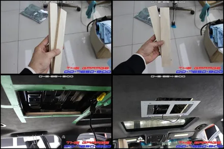 캐딜락 에스컬레이드 순정 천정TV 탈거하고 사제 천정모니터 장착기 / 대전 유성, 세종, 논산