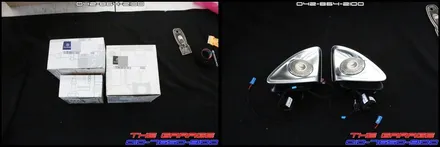 벤츠 W223 신형S클래스 정품 부메스터 전동트위터 작업 / 대전 유성, 세종, 논산