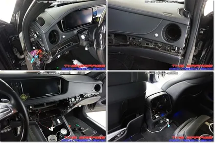 벤츠 S63AMG 송풍구 엠비언트 앞 뒤 작업 후기 / 대전 유성, 세종, 논산