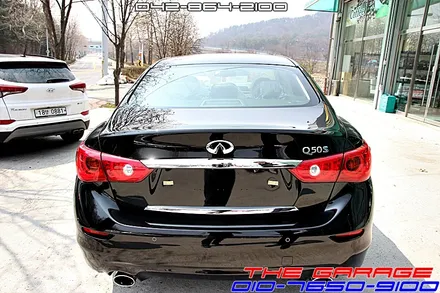 대전신차검수 인피니티Q50하이브리드신차검수와 루마썬팅 아이나비블랙박스 뷔르트언더코팅 작업  <더게러지> THE GARAGE / 대전 유성 화암동
