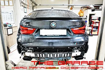 < BMW 5GT > 후면추돌사고 뒤범퍼 5GT M팩 범퍼 보험수리 / 대전 유성, 세종, 논산