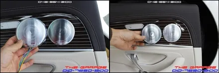 W213 벤츠E클래스 하이클래스 부메스터 송풍구엠비언트 부메스터스피커커버 엠비언트 작업 / 대전 유성, 세종, 논산