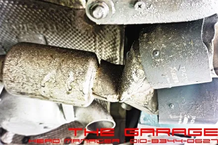 BMW 6시리즈 F12 후면추돌사고 뒤범퍼 카본디퓨져 배기라인 수정작업 / 대전 유성, 세종, 논산