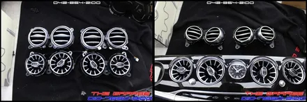 W222 벤츠S클래스 63AMG 송풍구 엠비언트 앞 뒤 작업기 / 대전 유성, 세종, 논산