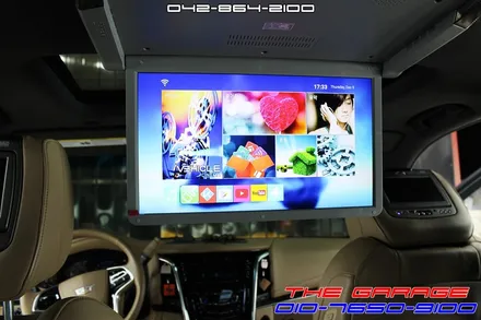캐딜락 에스컬레이드 순정 천정TV 탈거하고 사제 천정모니터 장착기 / 대전 유성, 세종, 논산