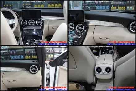 벤츠C클래스 카브리올레 데쉬보드LED 송풍구 엠비언트 작업 후기 / 대전 유성, 세종, 논산