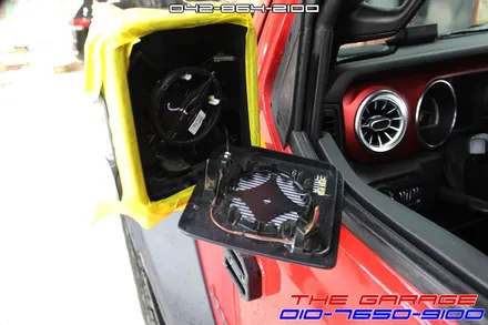 JEEP 랭글러 사각지대 해소 광각미러 옵틱글래스 작업 / 대전 유성, 세종, 논산