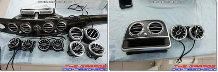 벤츠 S63AMG 송풍구 엠비언트 앞 뒤 작업 후기 / 대전 유성, 세종, 논산