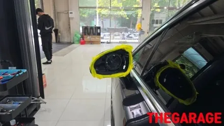 벤츠 EQS450+ 옵틱글래스 광각미러 시공 / 대전 유성 화암동