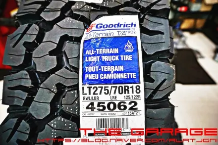 대전세종시픽업트럭 대전F150 대전F250 대전F350 대전렘1500 대전닷지 - < 더 게러지 > 포드 F150 BF굿리치 타이어  275 / 70/ 18 3d얼라이먼트 적용 / 대전 유성 화암동