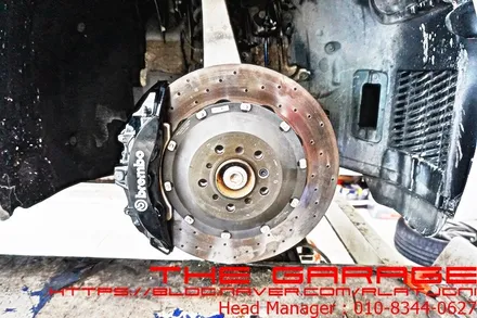 대전브레이크튜닝 대전브레이크 대전스톨츠 대전브렘보 대전4p 대전6p - bmw 5시리즈  F10 M550d 브렘보 6p 장착작업 인스톨 / 대전 유성, 세종, 논산