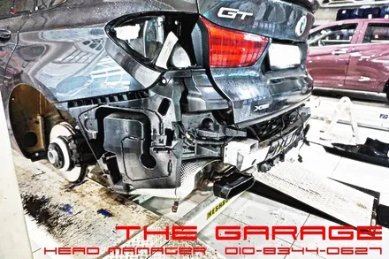 < BMW 5GT > 후면추돌사고 뒤범퍼 5GT M팩 범퍼 보험수리 / 대전 유성, 세종, 논산