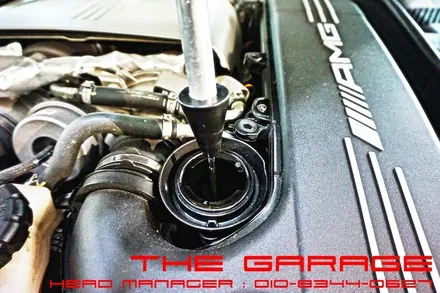 W205 벤츠 C63AMG 엔진오일 합성유 모튤 300V 적용 인스톨 / 대전 유성, 세종, 논산