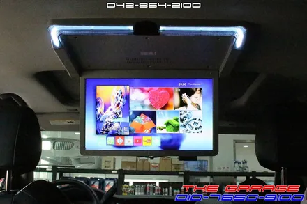 캐딜락 에스컬레이드 순정천정모니터 사제천정모니터 교환 작업 / 대전 유성, 세종, 논산