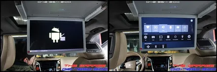 캐딜락 에스컬레이드 순정 천정TV 탈거하고 사제 천정모니터 장착기 / 대전 유성, 세종, 논산