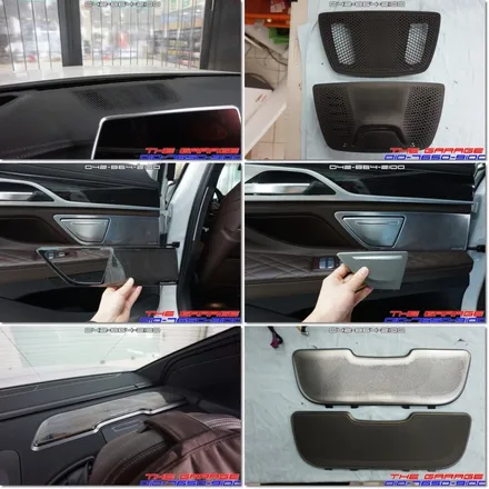 G12 BMW 7시리즈 바우어앤웰킨스 ST 회오리 스피커커버 작업 / 대전 유성, 세종, 논산