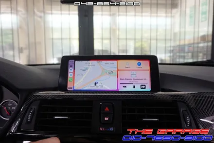 BMW M4 유무선 겸용 카플레이 안드로이드오토 모듈 작업 / 대전 유성, 세종, 논산