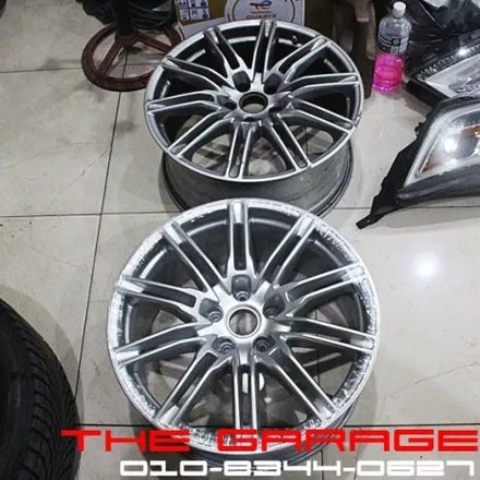 < 포르쉐 카이엔 타이어 +휠 교환작업 > 벤츠얼라이먼트 아우디얼라이먼트 bmw얼라이먼트 사고수리 보험수리 자차보험수리 고속발란스 진동발란스 / 대전 유성 화암동