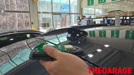 현대 코나 폴안테나 부러짐 샤크안테나 개조 작업 / 대전 유성 화암동