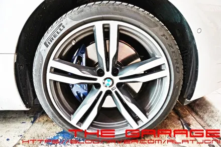 대전세종미쉐린타이어 대전피렐리타이어 대전스노우타이어 대전얼라이먼트 - BMW 6시리즈 금호 WP71 고속발란스 적용 인스톨 / 대전 유성 화암동