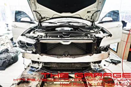 대전컨버젼 대전수입차컨버젼 대전바디킷 대전수입차바디킷 - bmw 3GT F34 사고로인한 M바디킷 컨버젼 작업 인스톨 / 대전 유성 화암동